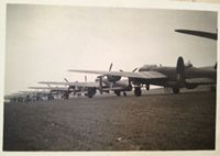 Taxiing Lancs 550Sqdn